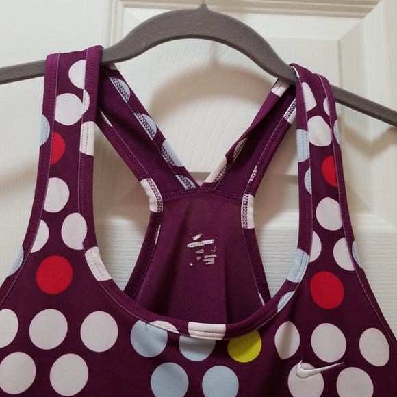 Nike Polka Dot Workout Top - Picture 2 of 5